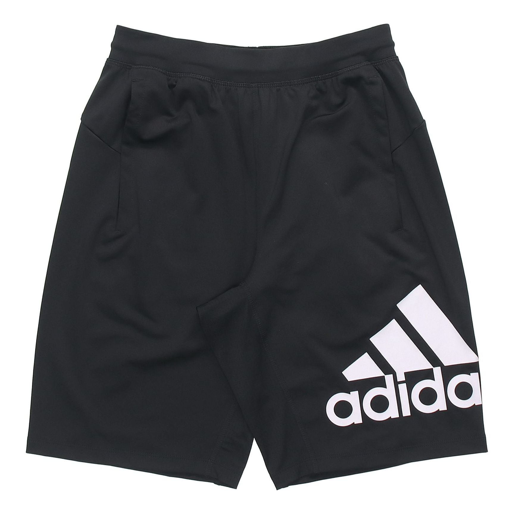 adidas Sports Slogan Knitted Shorts Men Black DU1592