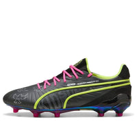 PUMA King Ultimate FG/AG 'KidSuper Black Electric Lime' 108437-01