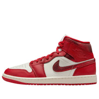 (WMNS) Air Jordan 1 Mid SE 'Red Cracked Leather' HJ9337-106