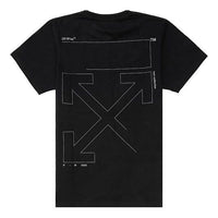Off-White Back logo Short Sleeve Mens Logo Normal Fit OMAA027E191850031091