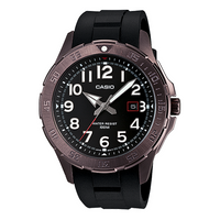 Men's CASIO Quartz Movement Stainless Steel Case Dial 100 Meter Waterproof Watch Mens Black Analog MTD-1073-1A2V