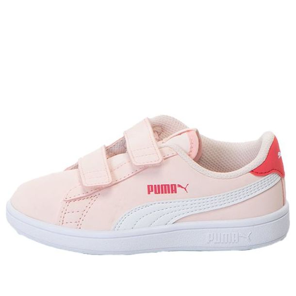 (PS) PUMA Smash V2 Buck V Ps Leisure Sneakers Pink/White 365183-03