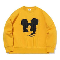 (WMNS) Li-Ning x Disney Athleisure Casual Pullover 'Yellow Black' AWDQB88-2