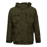 Converse 2L Printed Utility Jacket Asia Sizing 'Olive Green' 10007259-A01