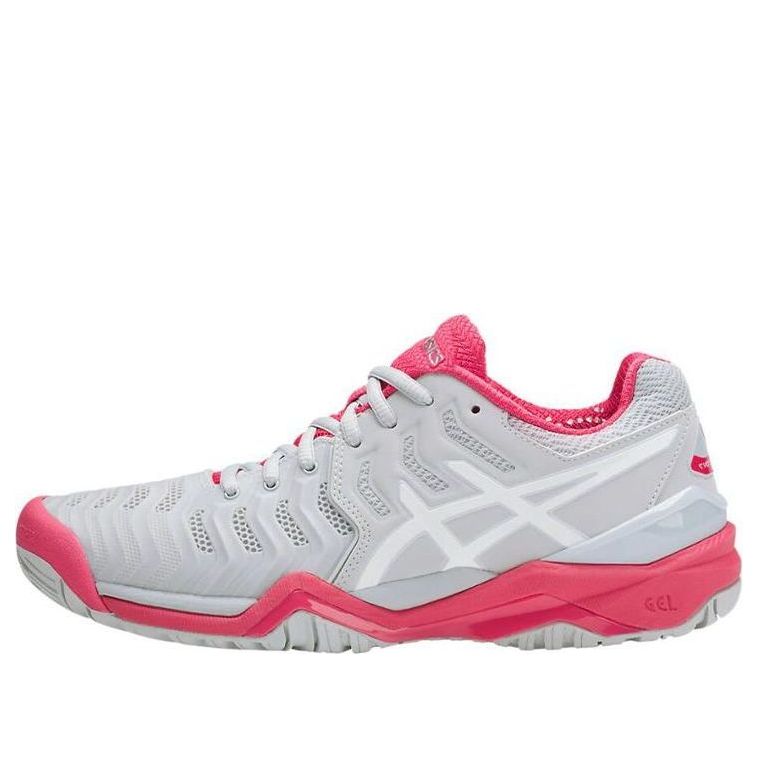(WMNS) ASICS Gel Resolution 7 'Glacier Grey Rouge Red' E751Y-9601