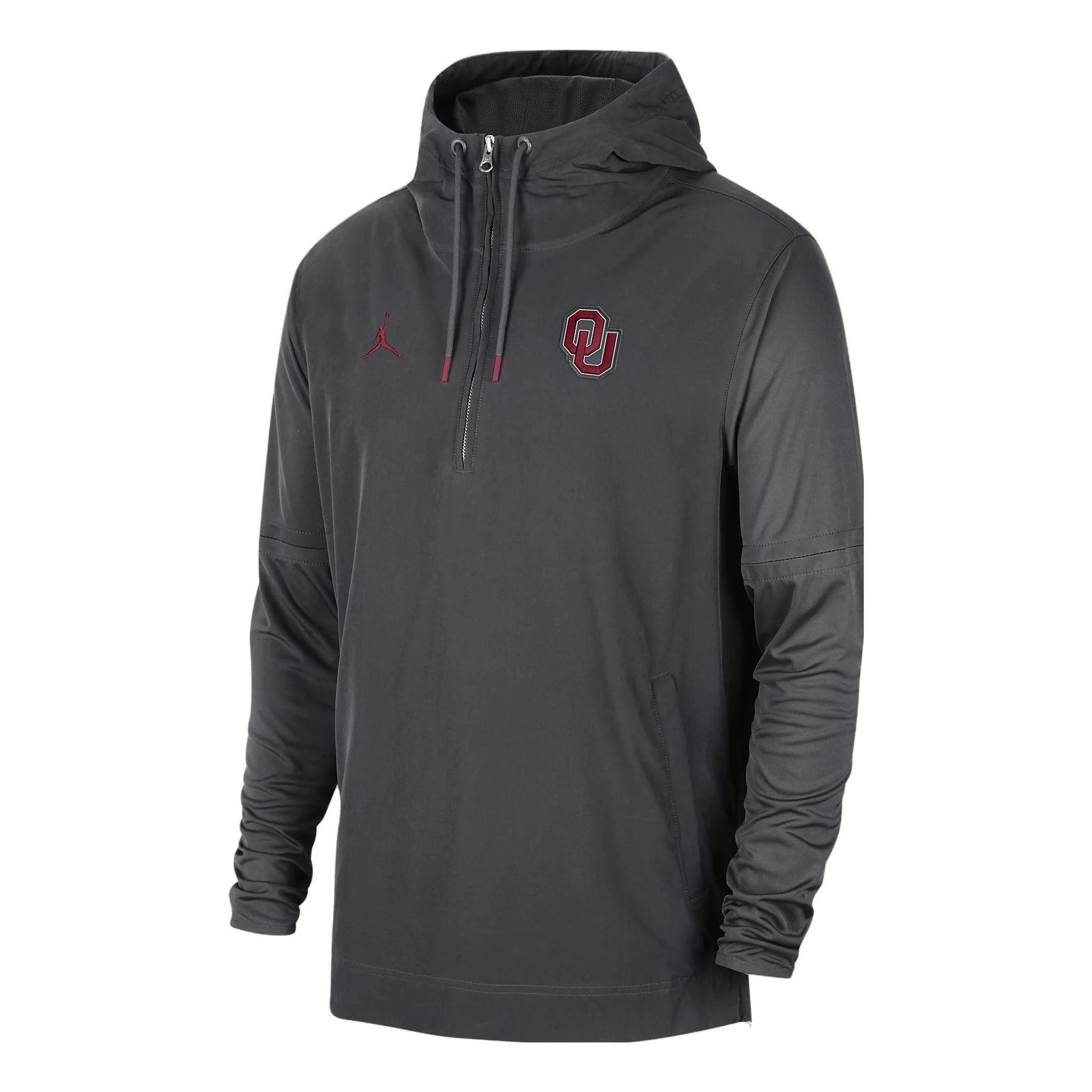 Air Jordan Oklahoma Player College Long-Sleeve Woven Jacket 'Grey' DZ9334-060