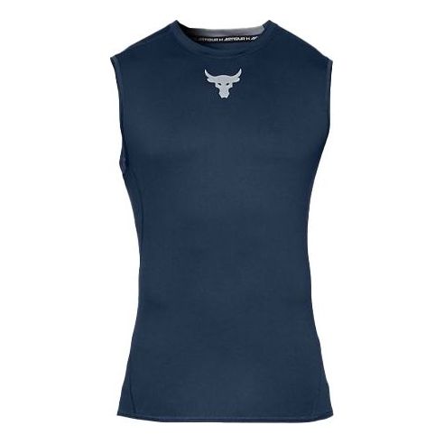 Under Armour Project Rock HeatGear Tank 'College Navy' 1345827-408