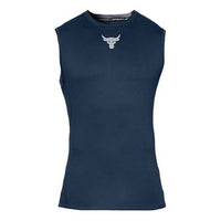 Under Armour Project Rock HeatGear Tank 'College Navy' 1345827-408