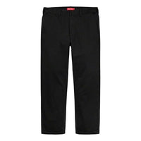 Supreme FW19 Week 1 Work Pant Long Pants Unisex Black SUP-FW19-126