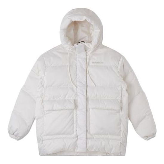 (WMNS) Converse Fashion Mid Down Jacket Asia Sizing 'White' 10025220-A01