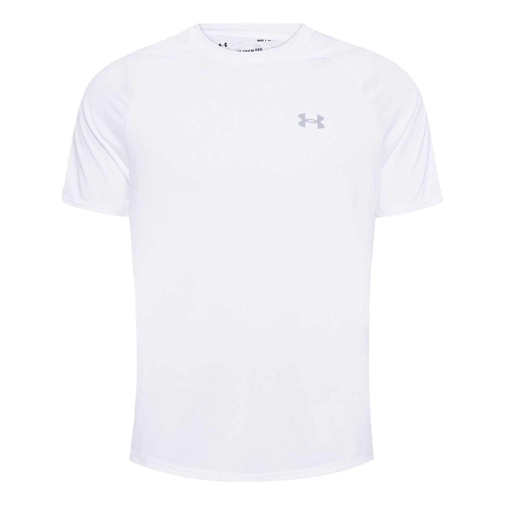 Men's Under Armour Tech 2.0 Solid Color Training Sports Short Sleeve White 1326413-100