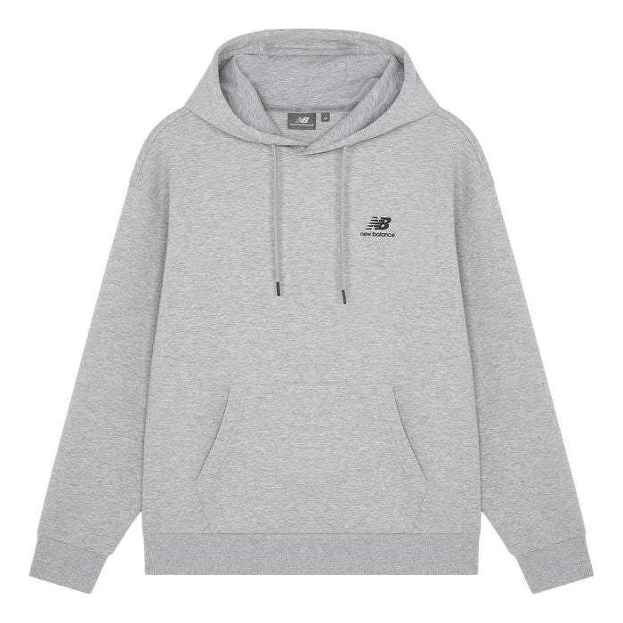 New Balance Logo Printing Sports Pullover Couple Style Gray 5CC18043-GR