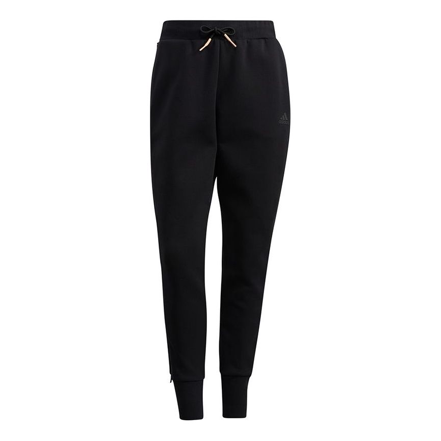 adidas Woven Knit Track Pants Asia Sizing 'Black' HD0357