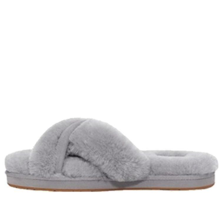 (WMNS) UGG Abela Gray Purple Slippers 1017548-SAMT