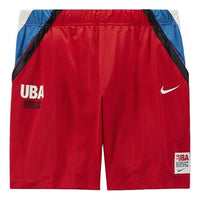 Nike Mesh Shorts Contrasting Colors Alphabet Printing Sports Basketball US Edition Red CW8012-611