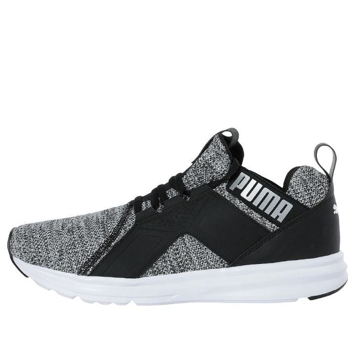 PUMA Enzo Knit Low Top Running Shoes Grey/Black 191635-04