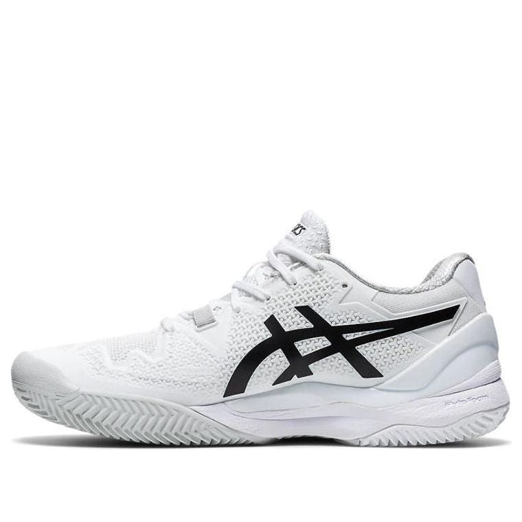 (WMNS) ASICS Gel-Resolution 8 Clay 'White Black' 1042A070-101