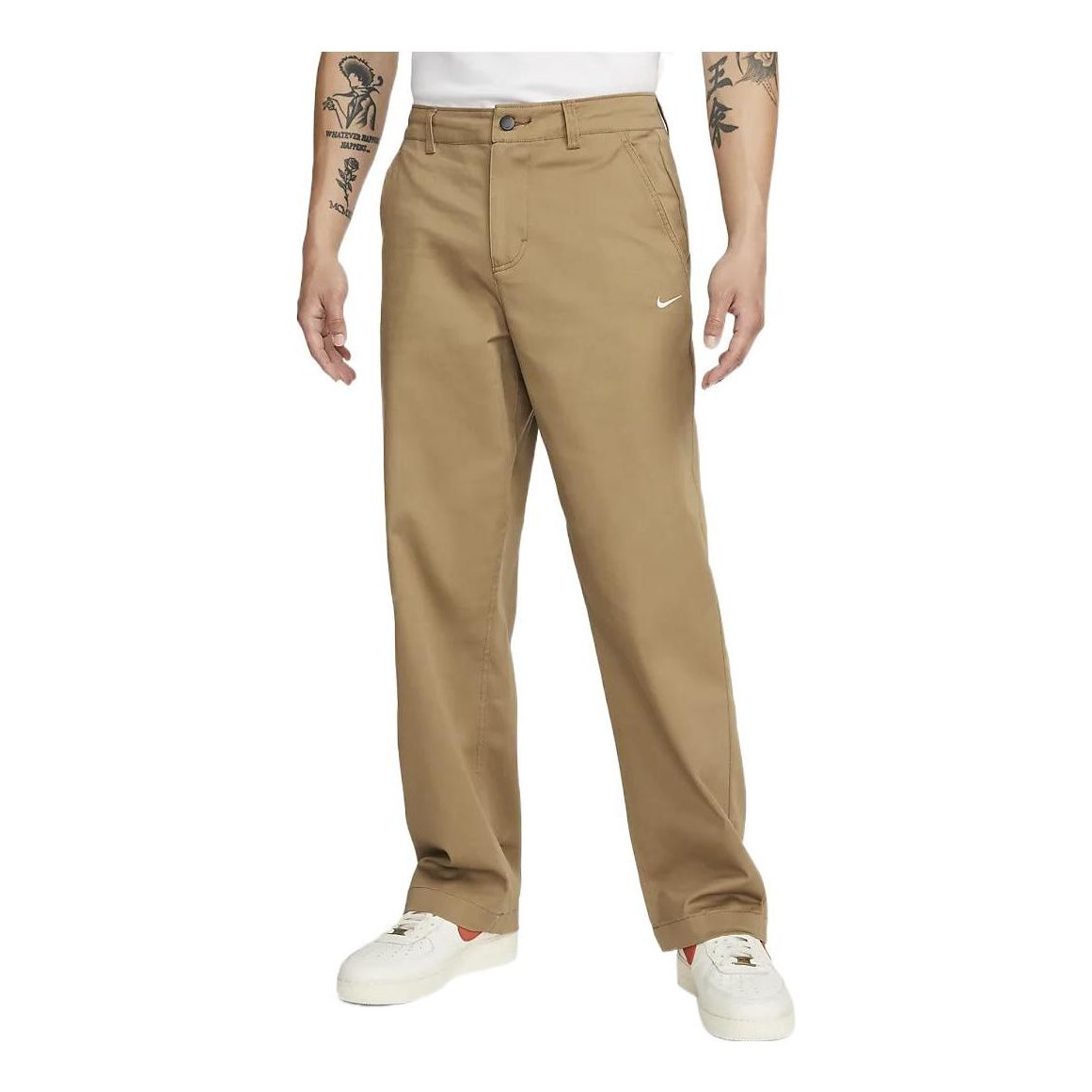 Nike Life Unlined Cotton Chino Pants 'Olive' DX6028-326