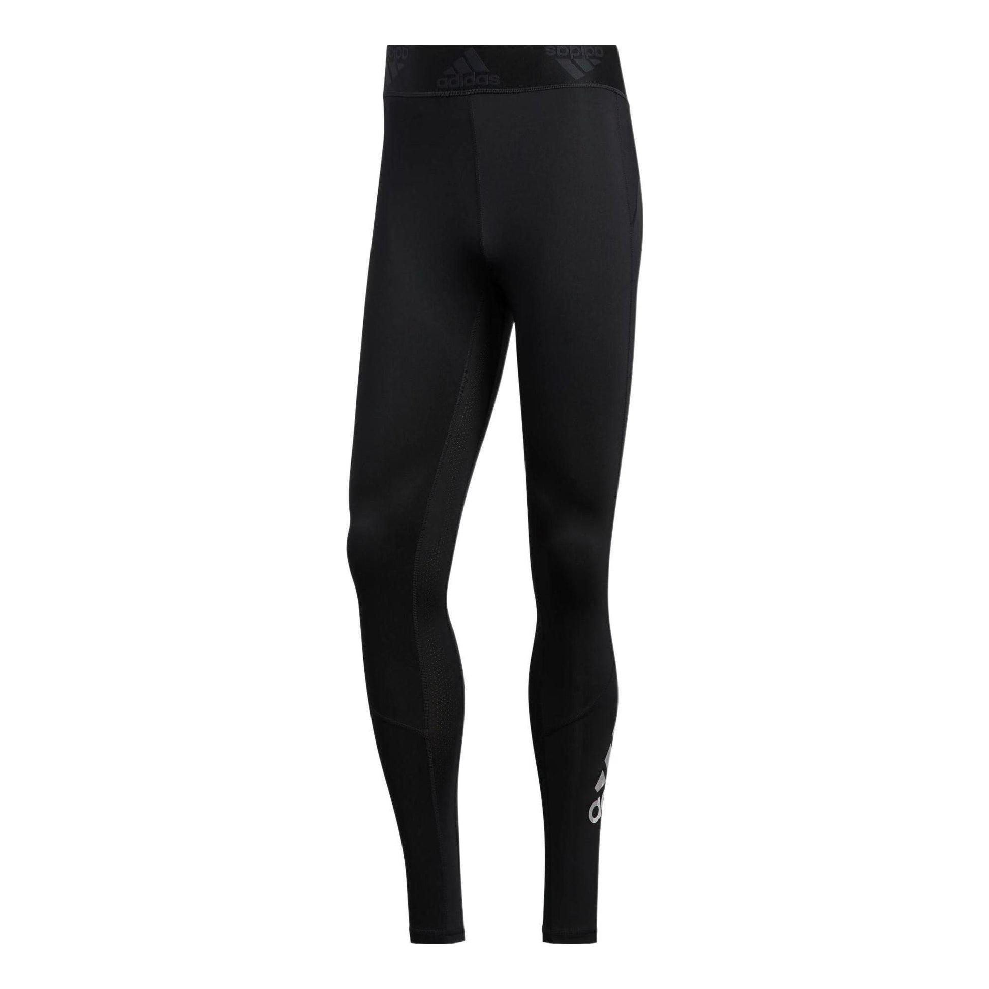 Men's adidas Solid Color Tight Sports Pants/Trousers/Joggers Black GC8252