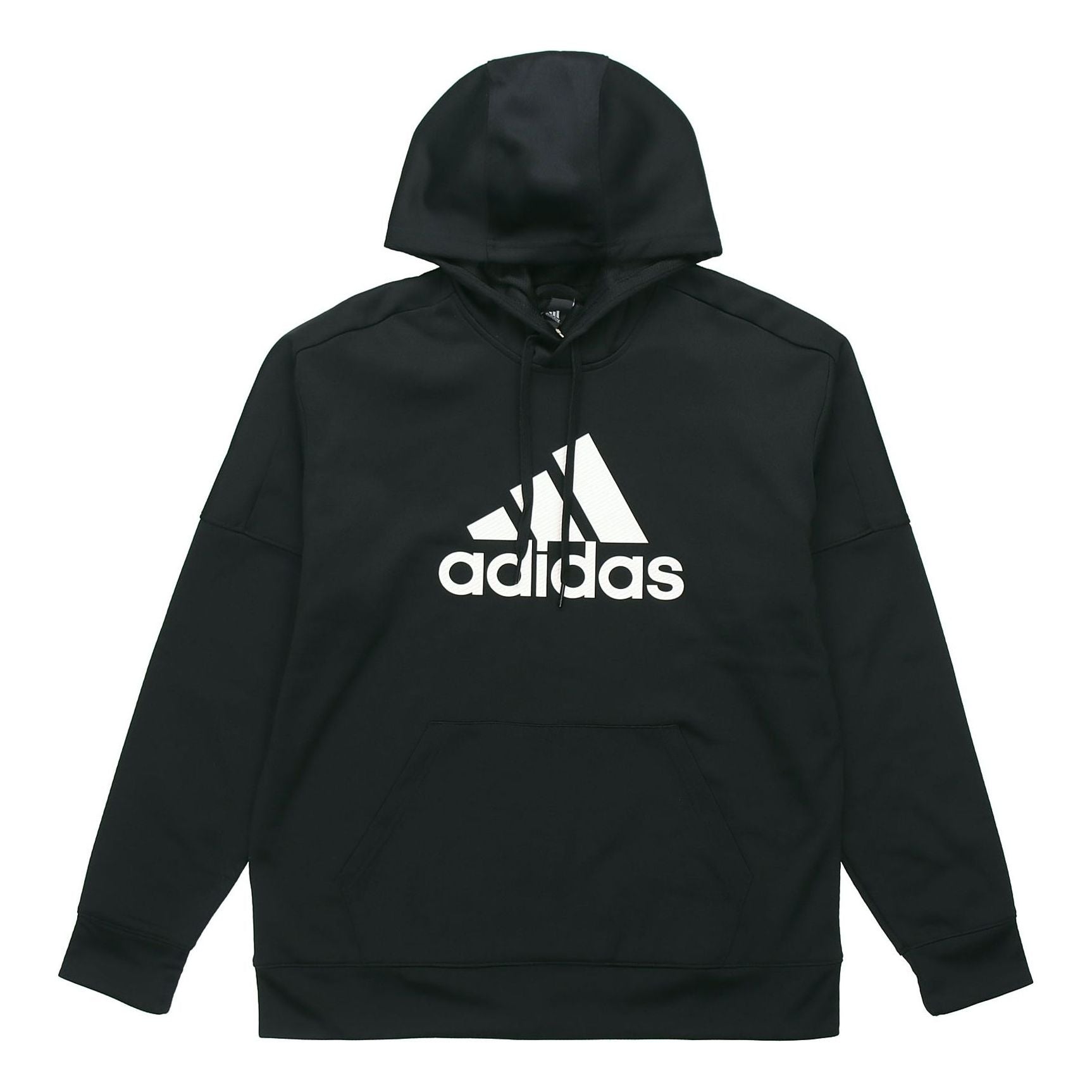 adidas Logo Printing hooded Pullover Sports Black DH9018