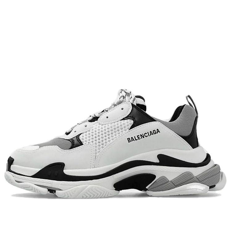 (WMNS) Balenciaga Triple S 'White Grey' 524039W2FW51112