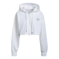 (WMNS) adidas by Stella McCartney Cropped Hoodie Asia Sizing 'White' H59963