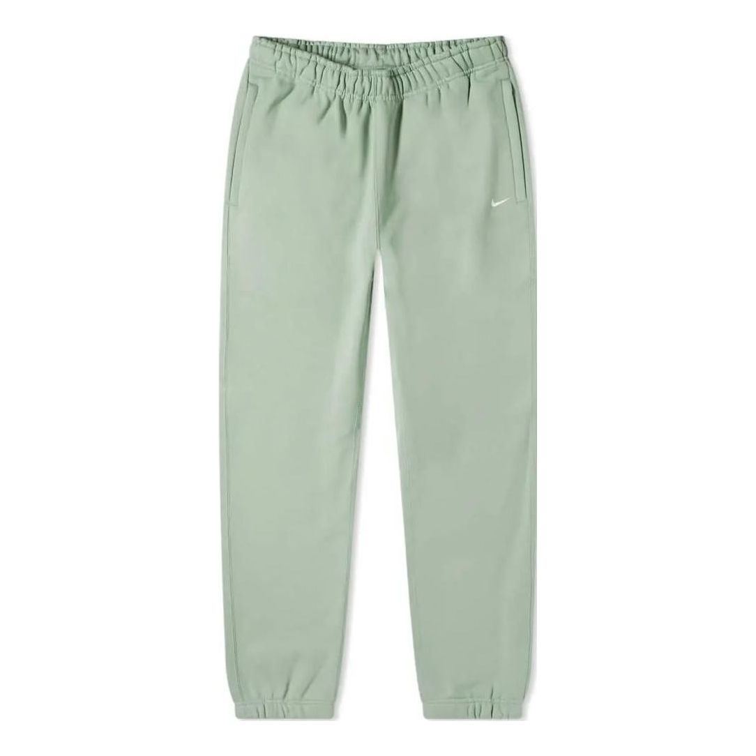 (WMNS) Nike Solo Swoosh Fleece Trousers 'Light Green' CW5565-006