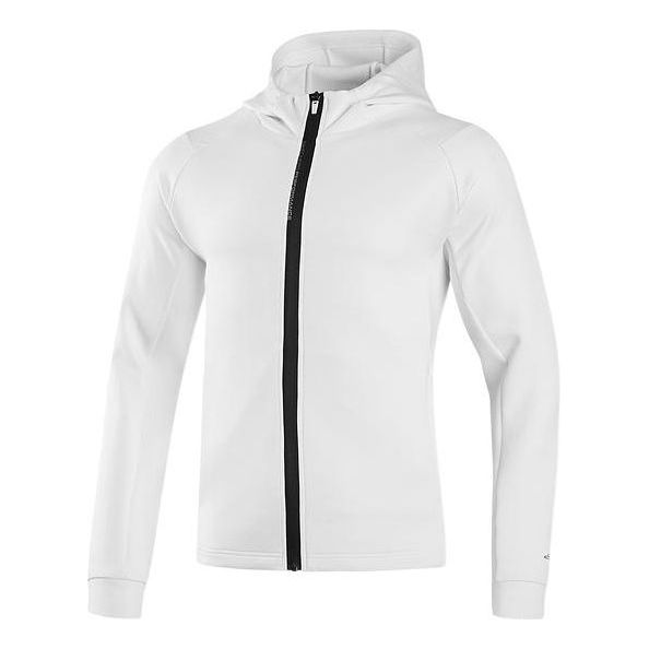 Skechers Hooded Full Zip Jacket 'White Black' P322M018-0019