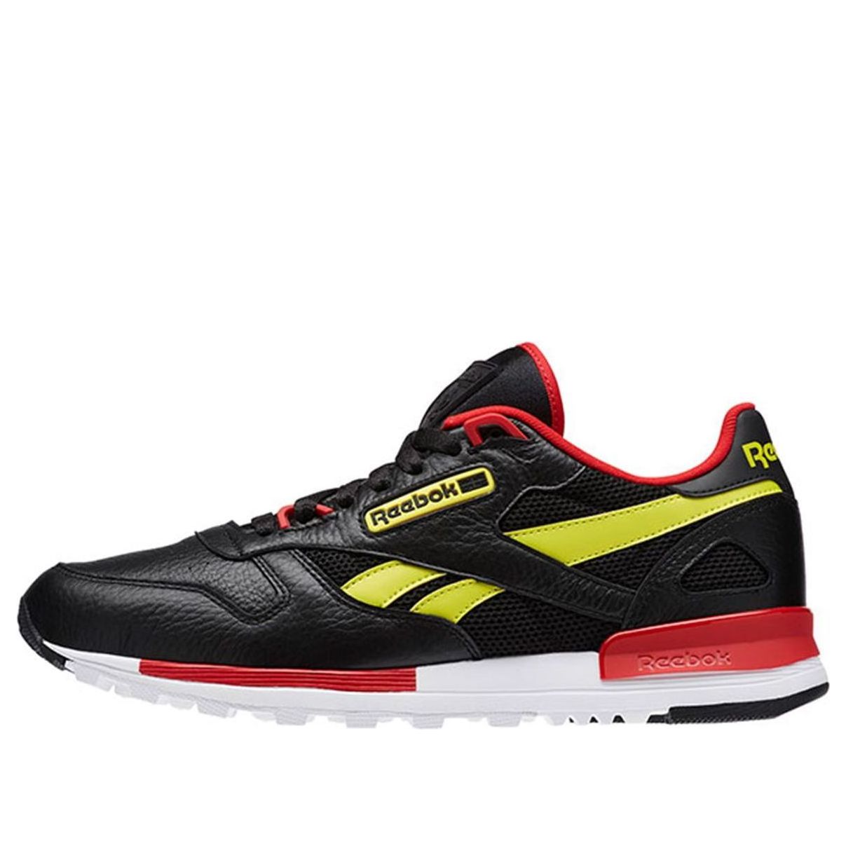 Reebok Classic Leather 2.0 Running Shoes Black/Red/Yellow BS5102