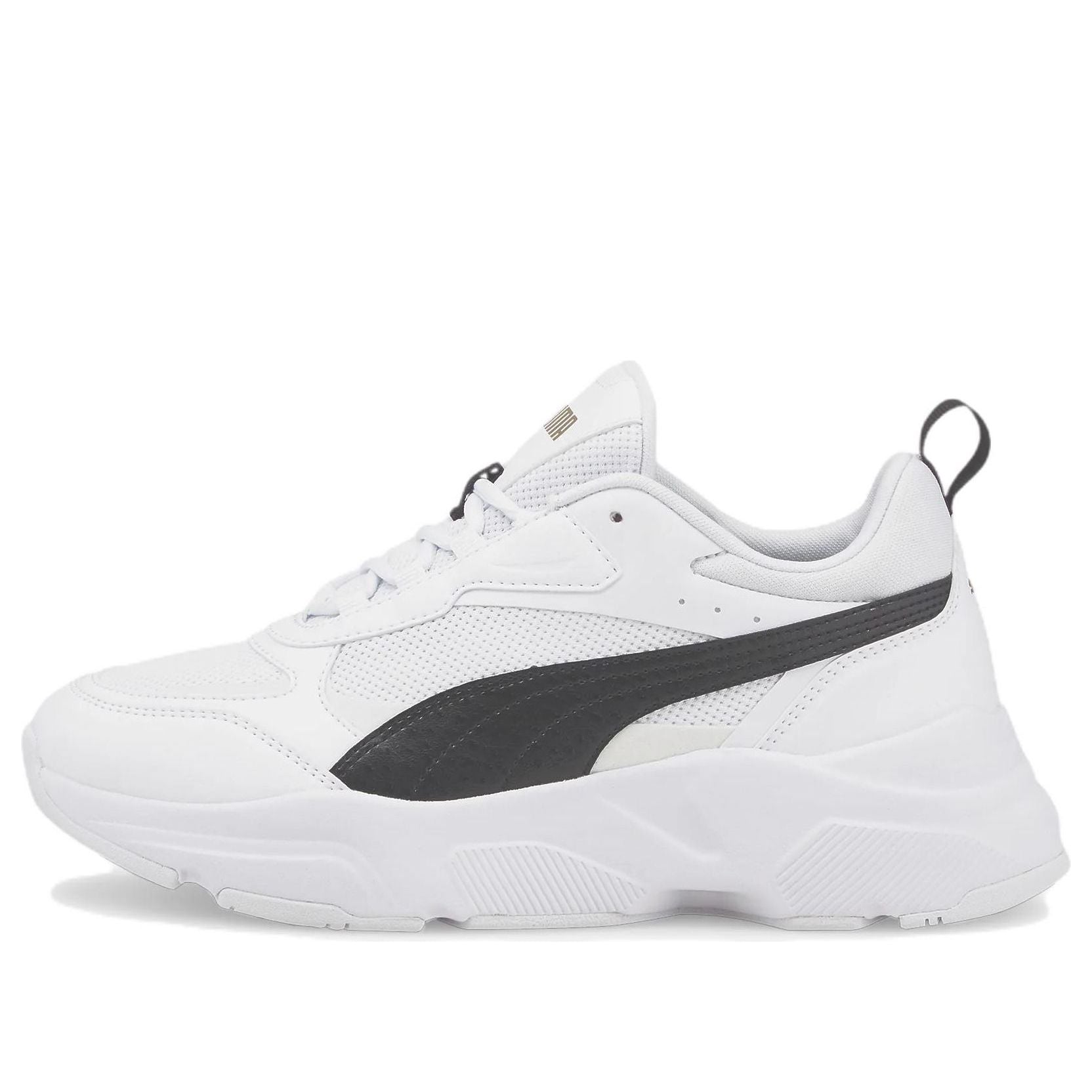 (WMNS) PUMA Cassia 'White Team Gold 'White Black' 384647-03