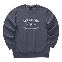 Skechers Diamond Series Letter Printed Casual Sweatshirt 'Grey White' L323U174-026R