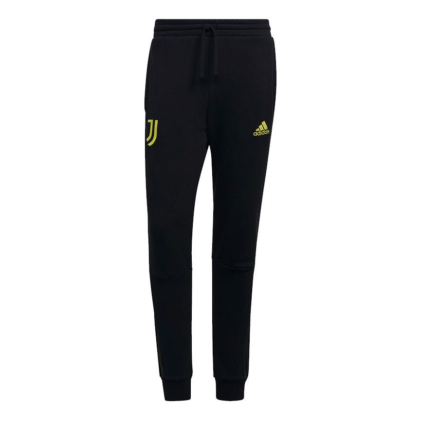 adidas Juve Trv Pnt Juventus Soccer/Football Training Sports Running Bundle Feet Long Pants Black GR2913