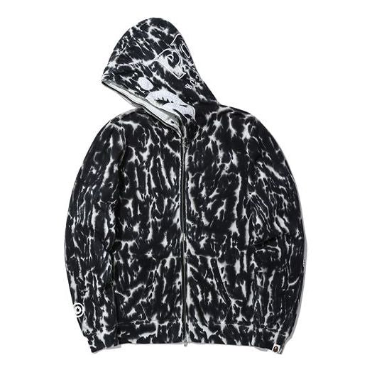 BAPE Pattern Jacket Long-sleeved Black 0ZXSWW215019C