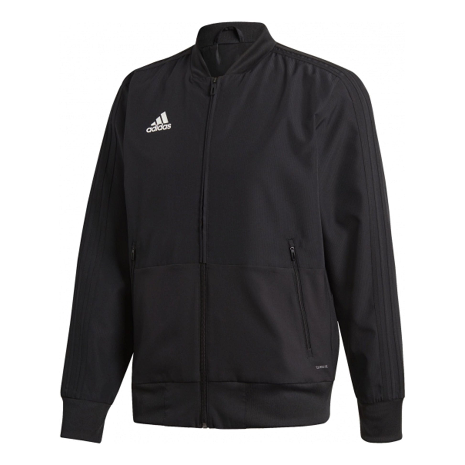 Men's adidas Logo logo Zipper Black Jacket CF4305