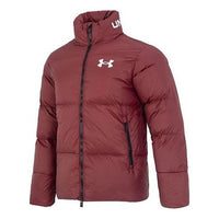 Under Armour Logo Puffer Jacket 'Burgundy' 1375449-690