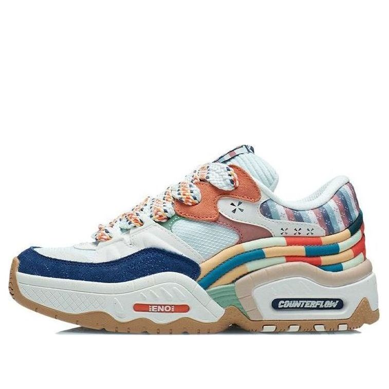 (WMNS) Li-Ning Counterflow The One 'White Blue Orange' AGCR438-1