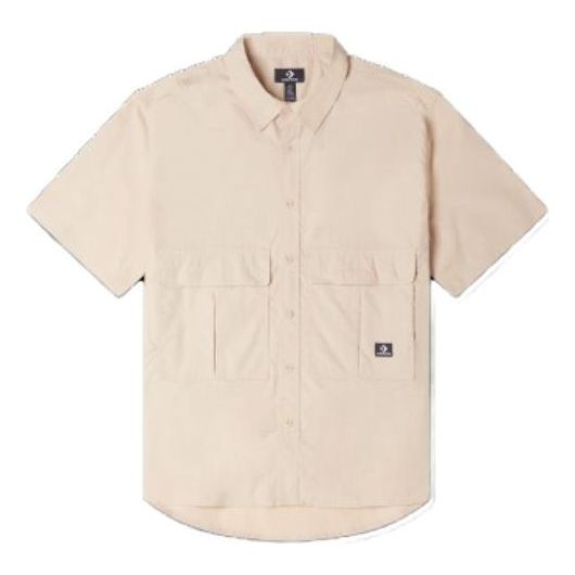 Converse Elevated Woven Shirt Asia Sizing 'Beige' 10024742-184