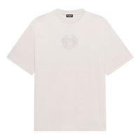 Balenciaga Unisex SS21 Logo Round Neck Grey 641675TKV712966