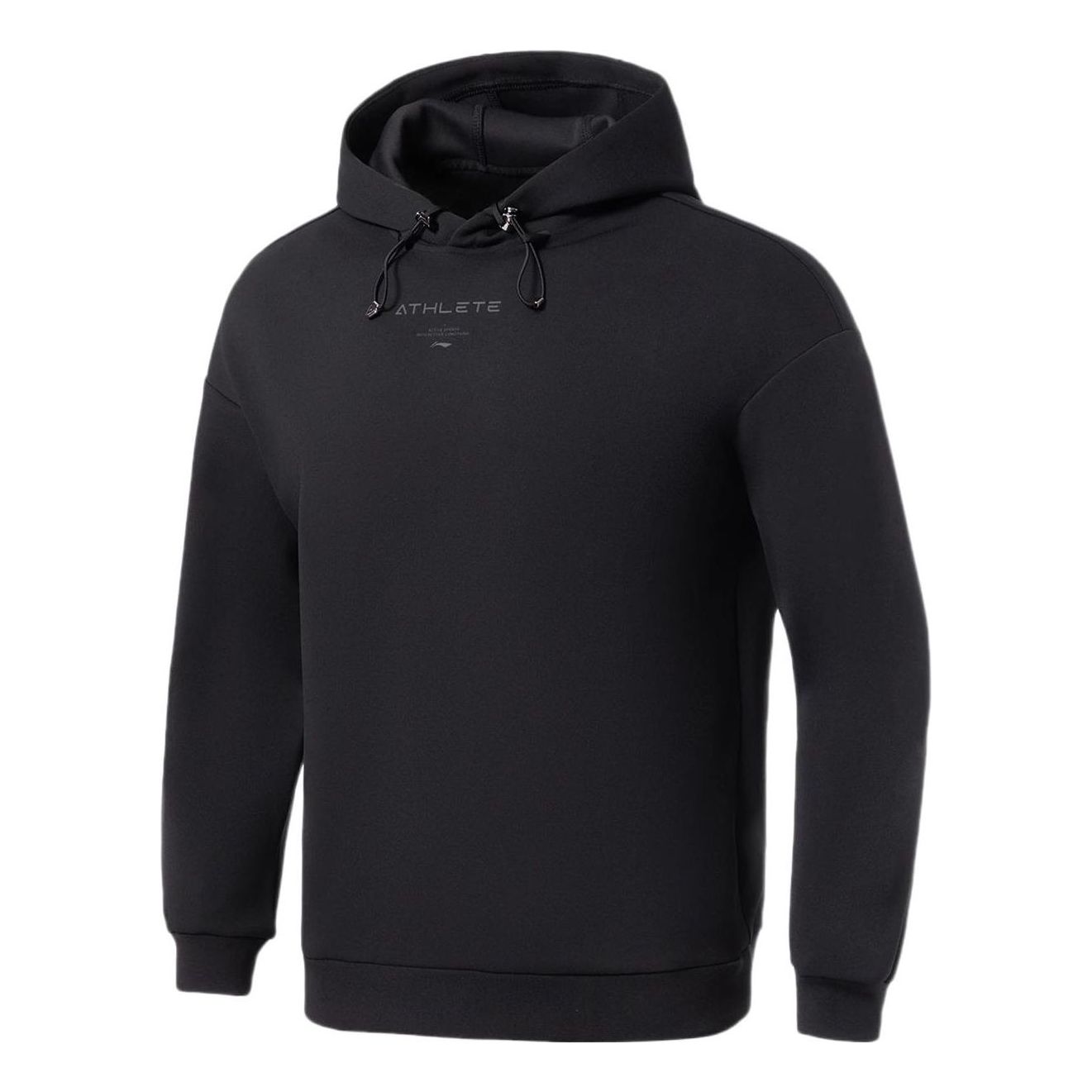 Li-Ning Gym Series Solid Color Loose Hoodie 'Black' AWDS001-1