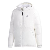 adidas Linear Hoodie Outdoor Down Jacket White DM1935