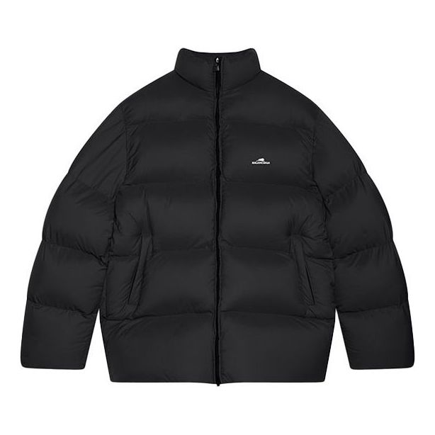 Balenciaga Year Of The Tiger Oversized Padded Down Jacket 'Black' 682695TLO061000