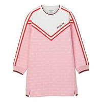 (GS) Skechers SKX Full Printed Dress 'Pink White' L121G055