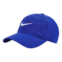(GS) Nike Adjustable Solid Swoosh Cotton Baseball Cap 'Blue' HA5240-480