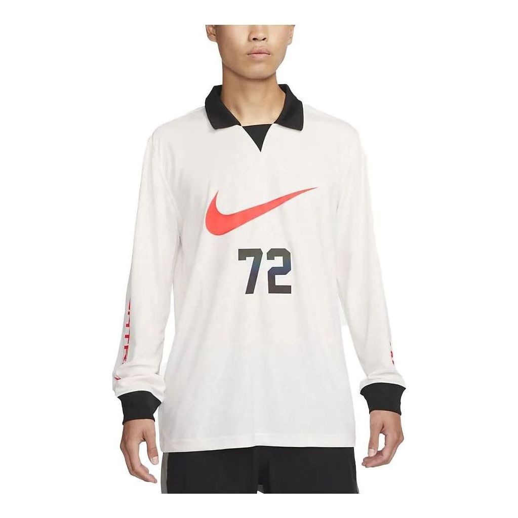 Nike Sportswear Long Sleeves T-Shirt Asia Sizing 'Phantom Bright Crimson' DX0050-030