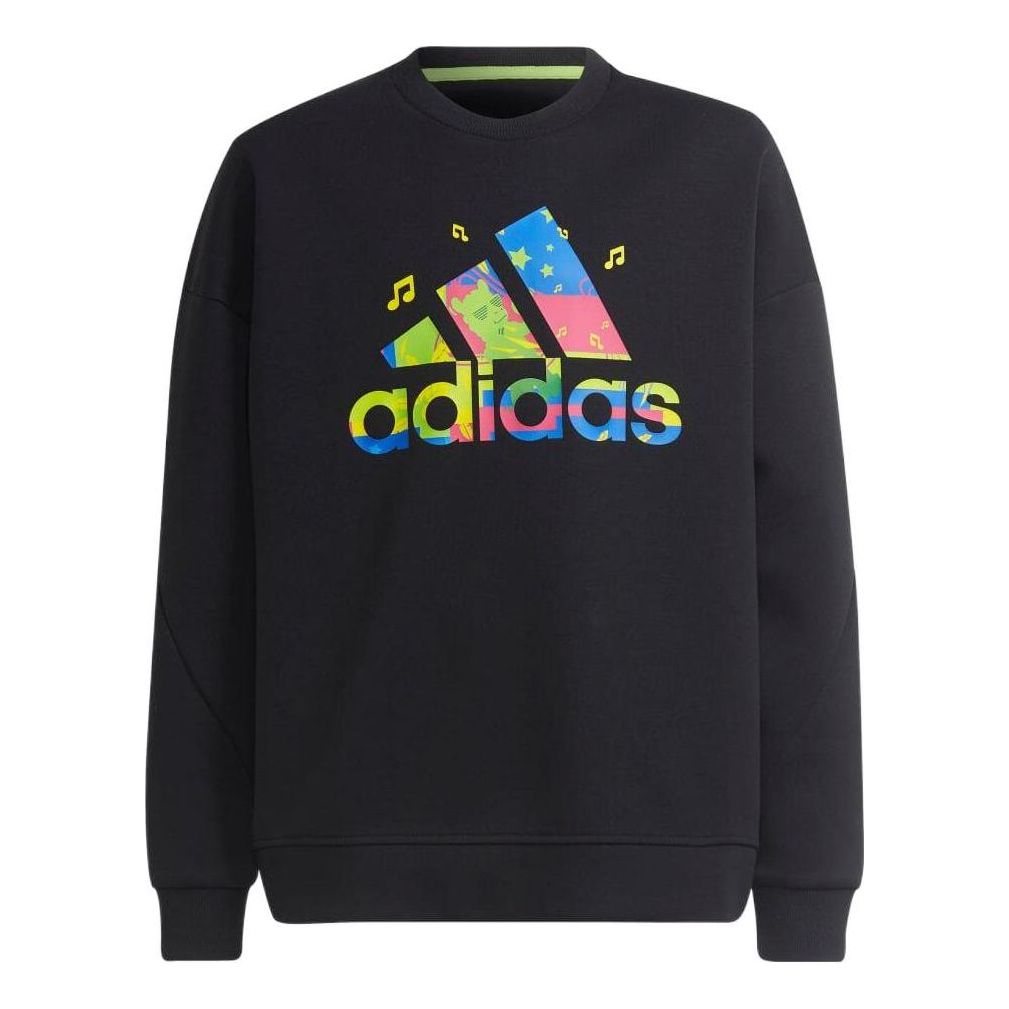 (GS) adidas x LEGO VIDIYO Crewneck Sweatshirt Asia Sizing 'Black' H65319