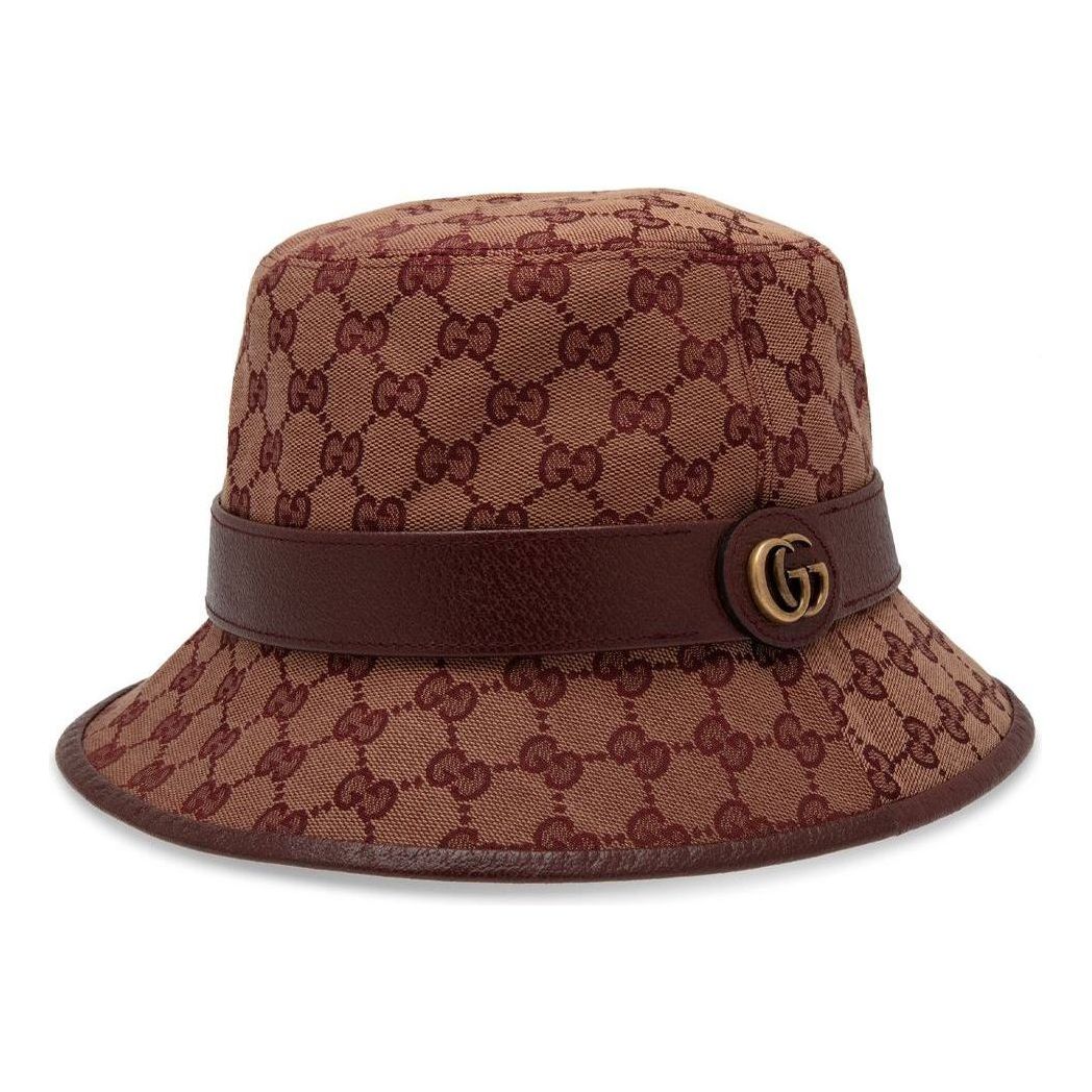 Gucci GG Canvas Bucket Hat 'Brown Burgundy' 576587-4HG53-9873