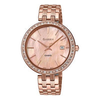 CASIO Female SHEEN Japan / South Korea Fashion Rose Gold Analog SHE-4052PG-4A