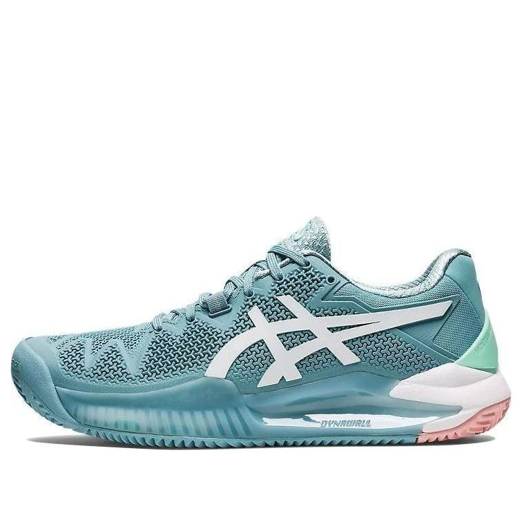 (WMNS) ASICS Gel Resolution 8 Clay 'Smoke Blue' 1042A070-408