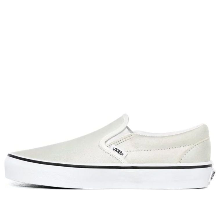 Vans Prism Suede Classic Slip-On White/Sliver Silver VN0A4U3819C