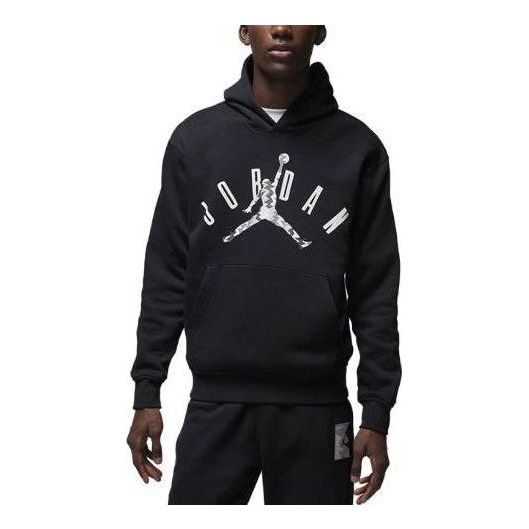 Air Jordan Flight MVP Fleece Pullover Hoodie 'Black' FD7415-010